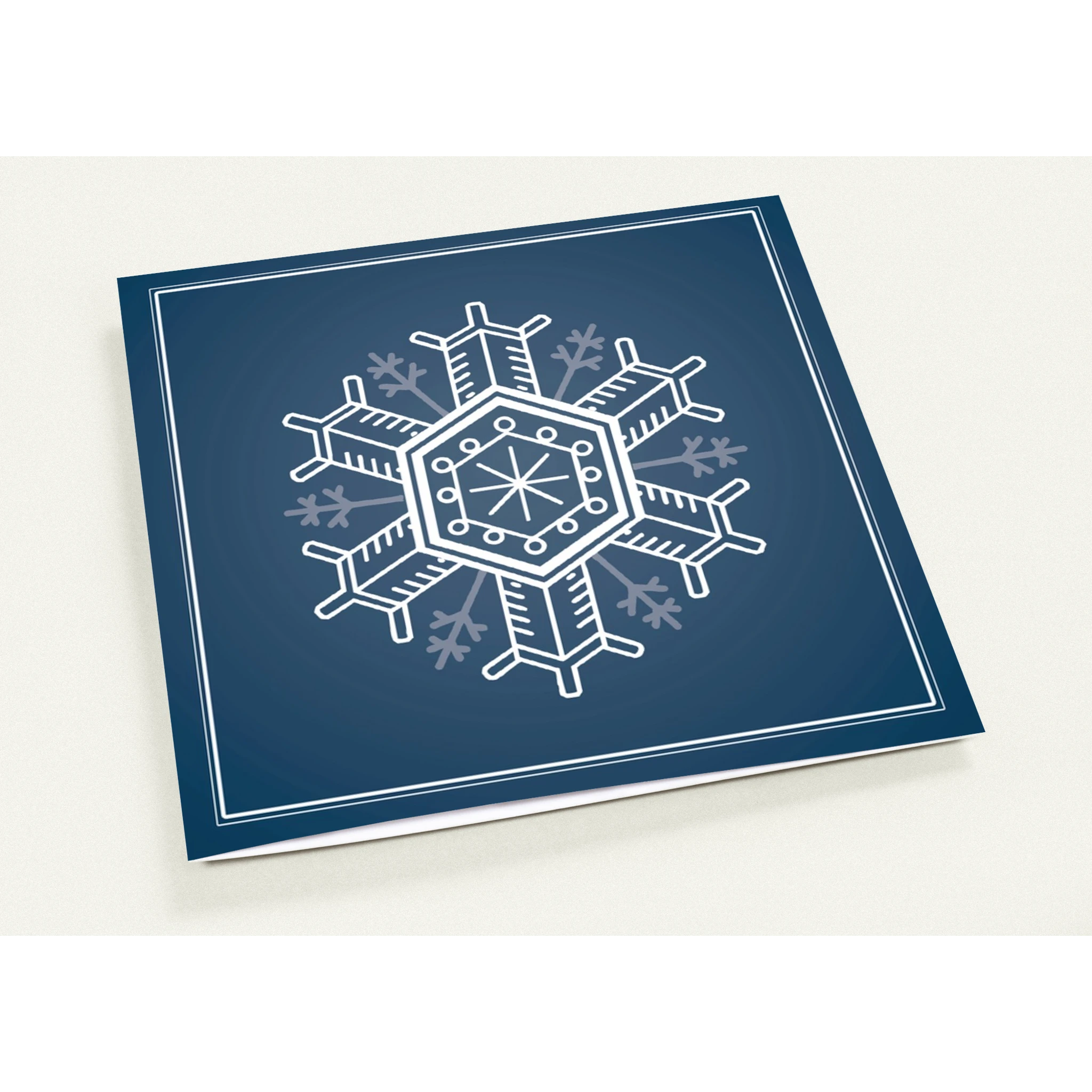 Winter Solstice 2025 - Snow Flake 2 (pack of 10 cards with