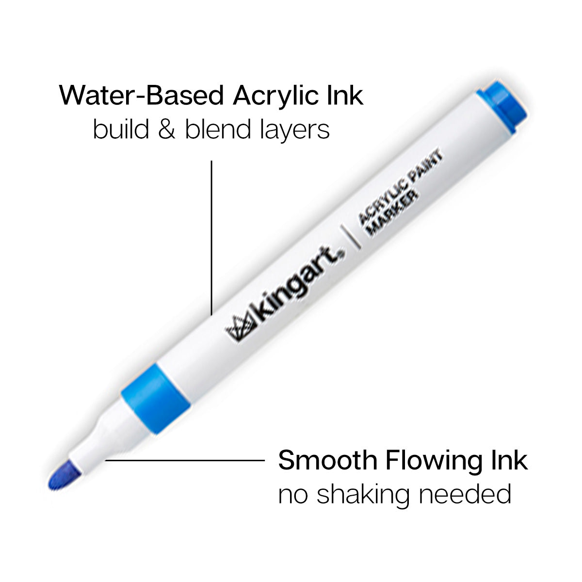 Acrylic Paint Markers - 24 Colors