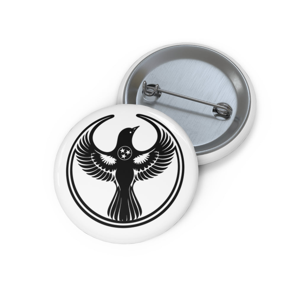 Rebel Mockingbird Button