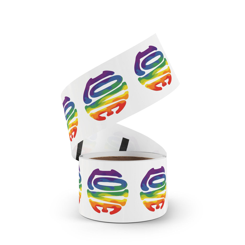 LOVE decal - roll of 50