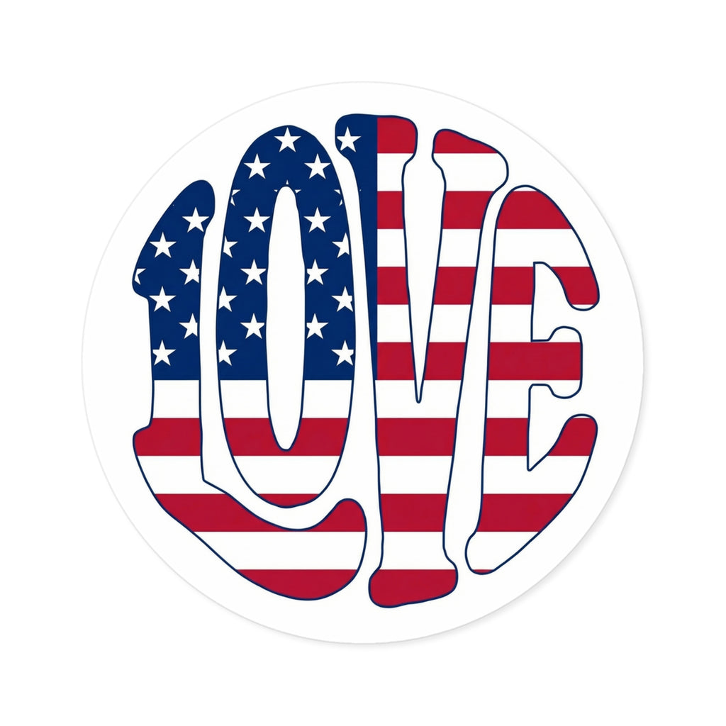 LOVE AMERICA vinyl decal