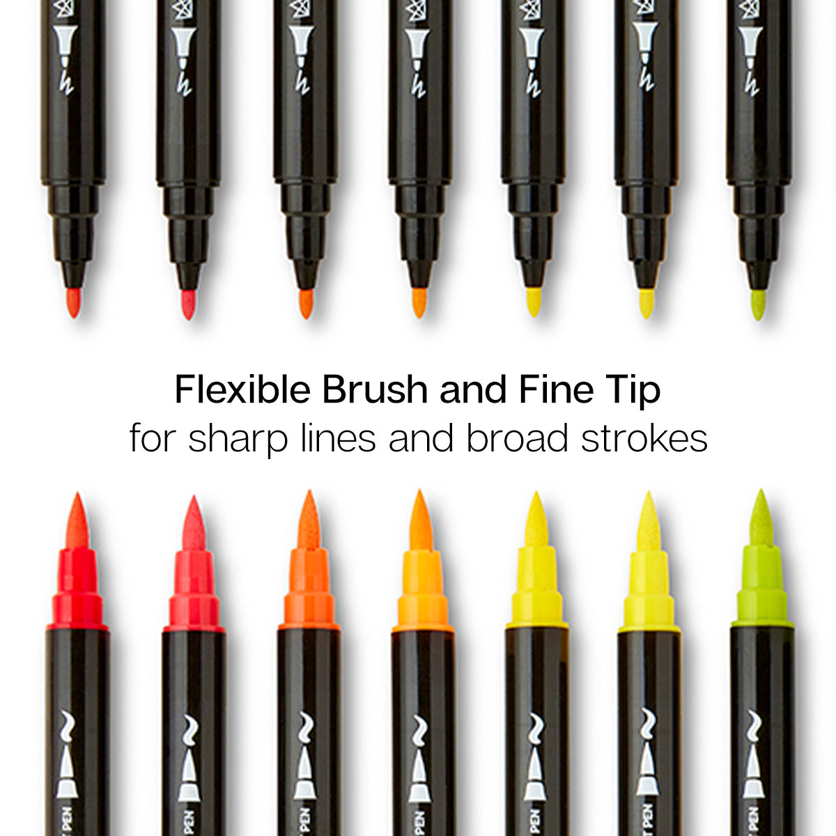Dual Tip Acrylic Paint Pens - 48 Colors