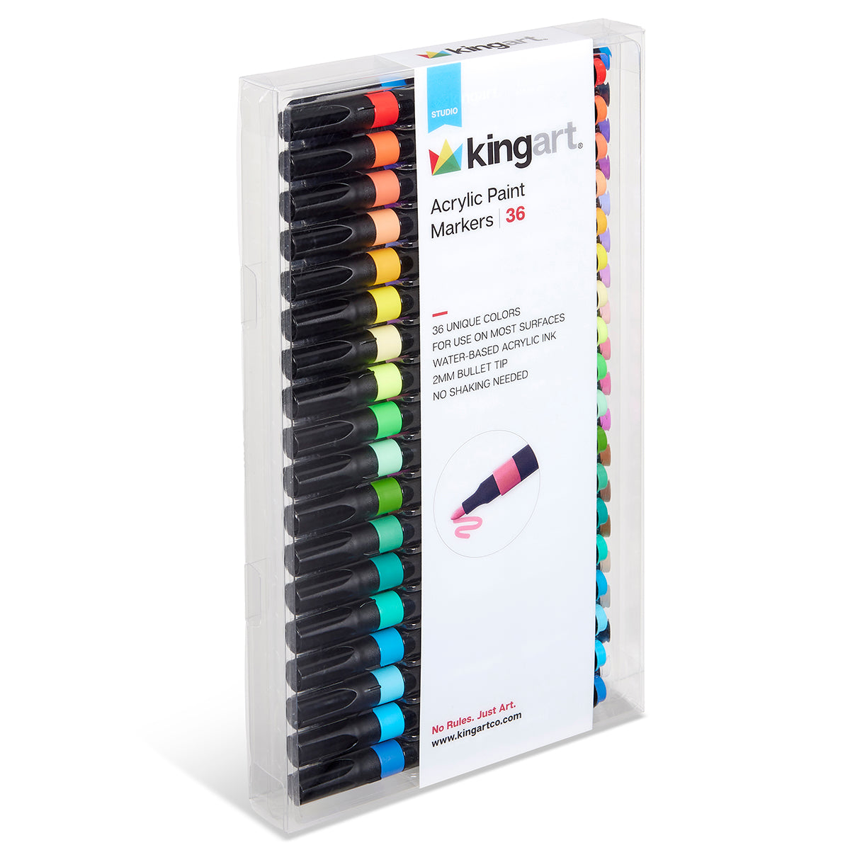 Acrylic Paint Markers - 36 Colors