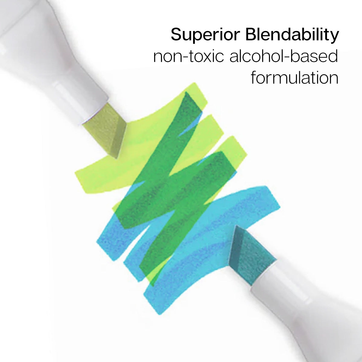 Double-Ended Alcohol Markers - 12 Landscape Colors