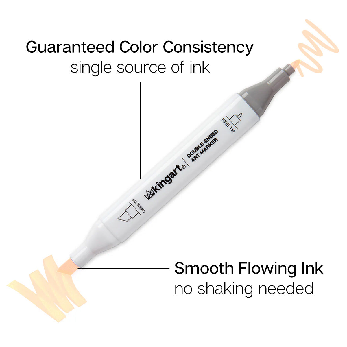 Double-Ended Alcohol Markers - 12 Neutral Colors