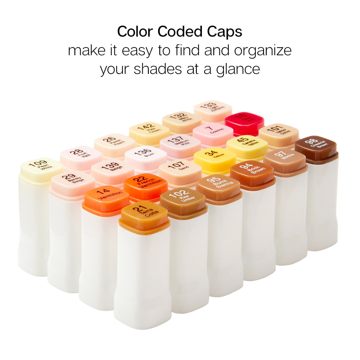 Double-Ended Alcohol Markers - 24 Portrait Colors