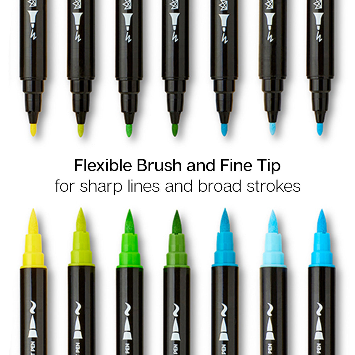 Dual Tip Acrylic Paint Pens - 24 Colors