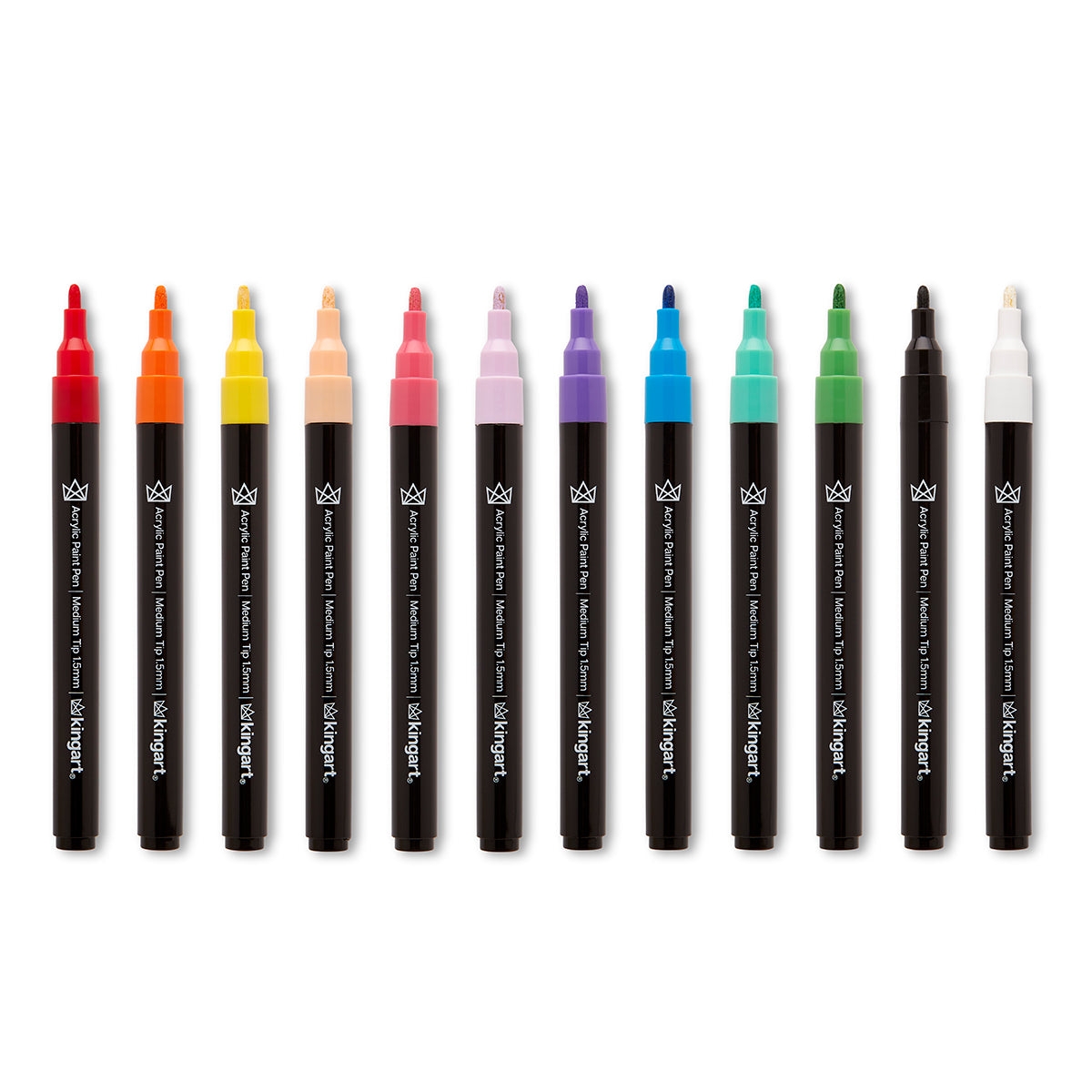 Acrylic Paint Pens - 12 Colors