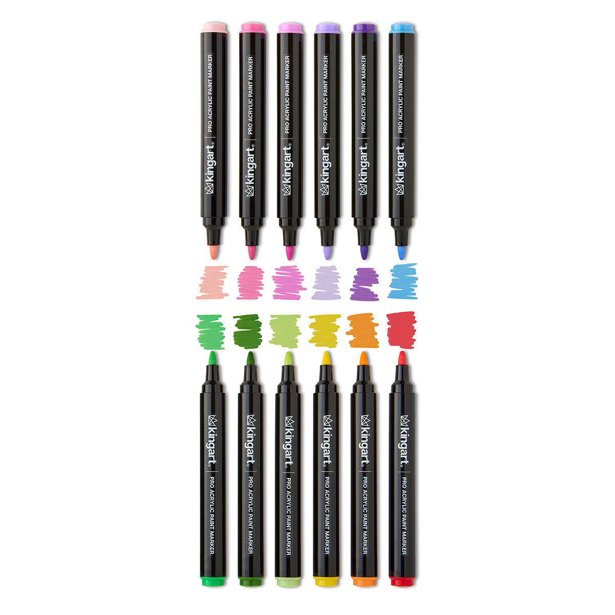 Acrylic Paint Markers - 12 Floral Colors
