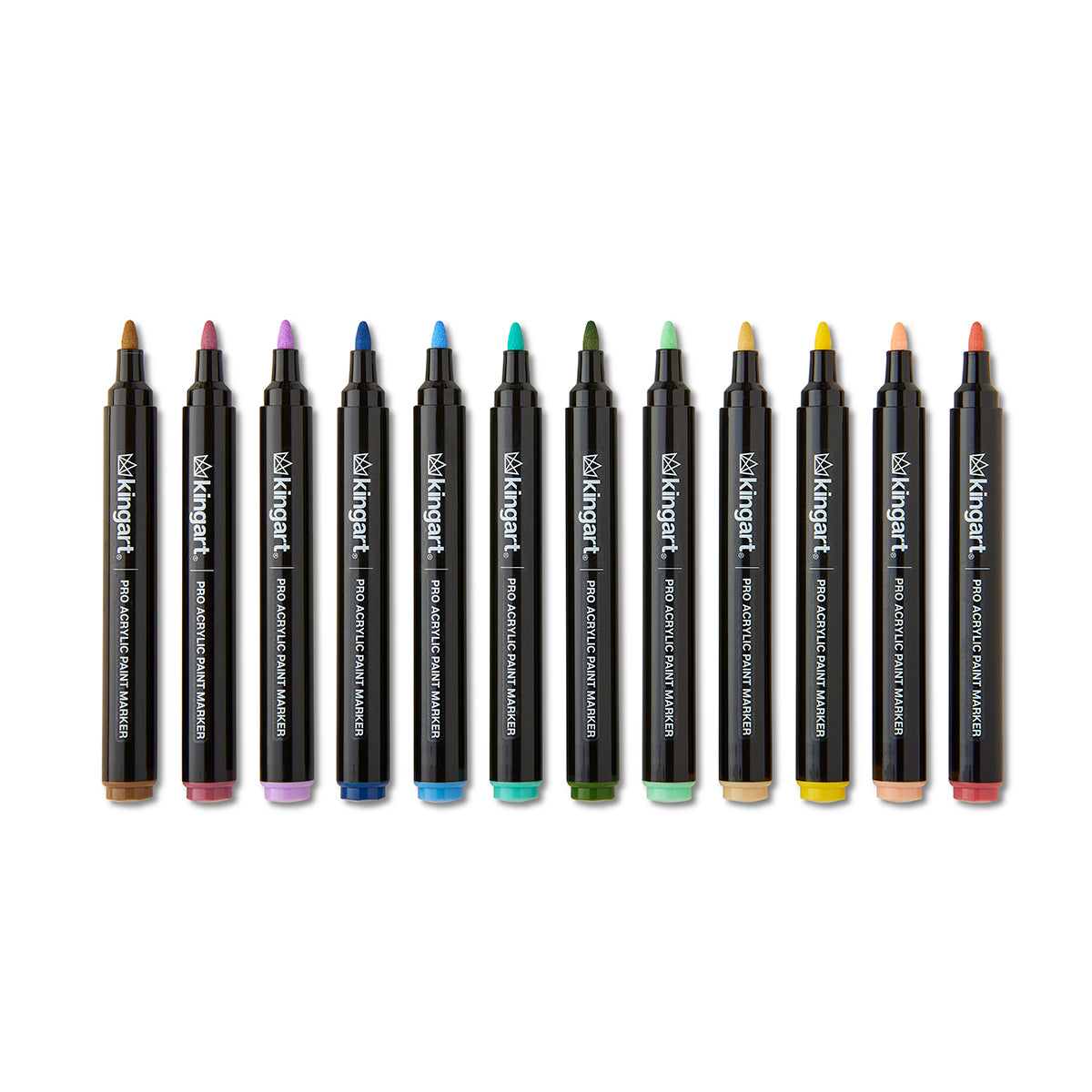 Acrylic Paint Markers - 12 Vintage Colors