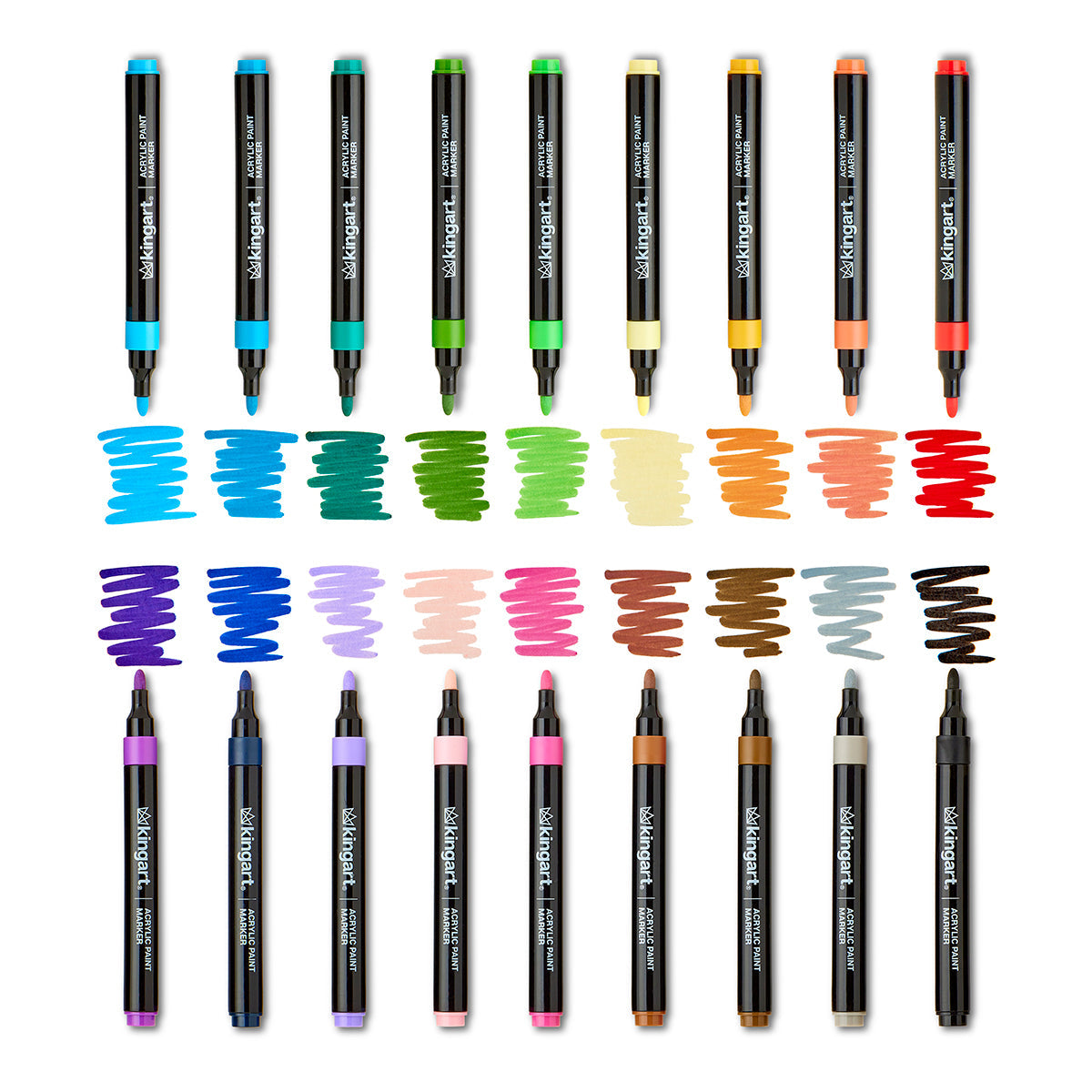 Acrylic Paint Markers - 36 Colors