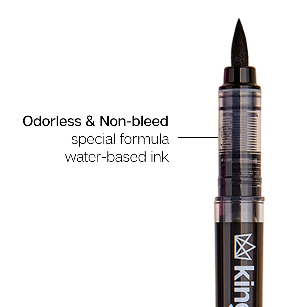 Acrylic Paint Brush Tip Pens - 12 Bright Colors