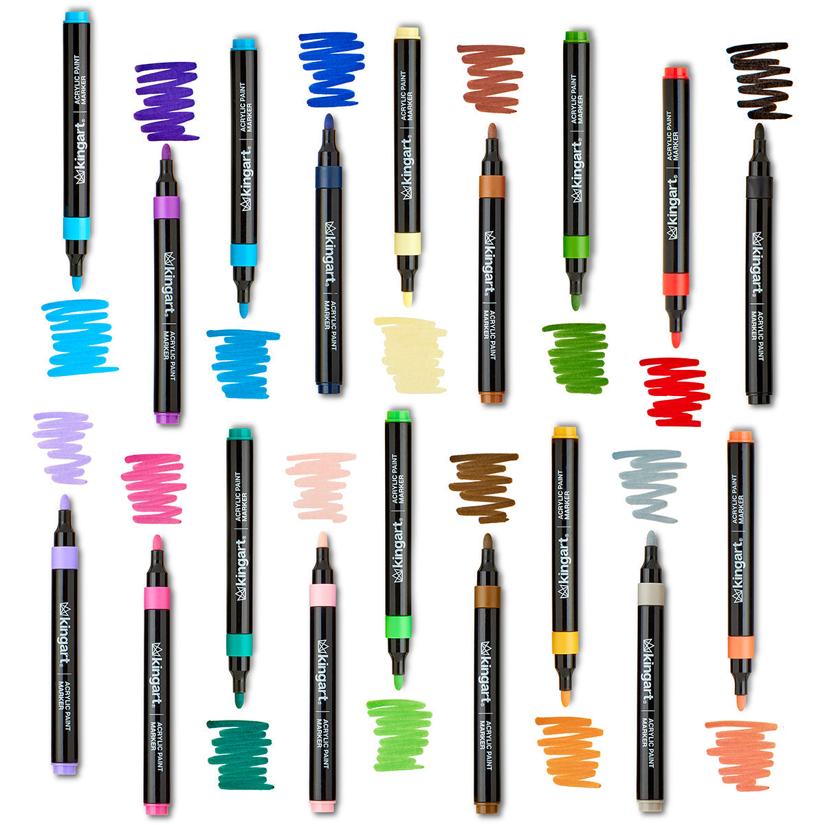 Acrylic Paint Markers - 36 Colors