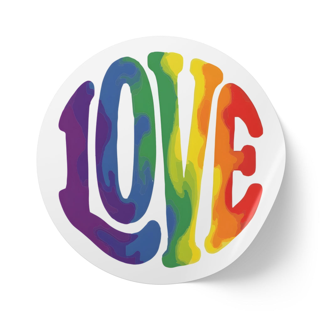 LOVE decal - roll of 50