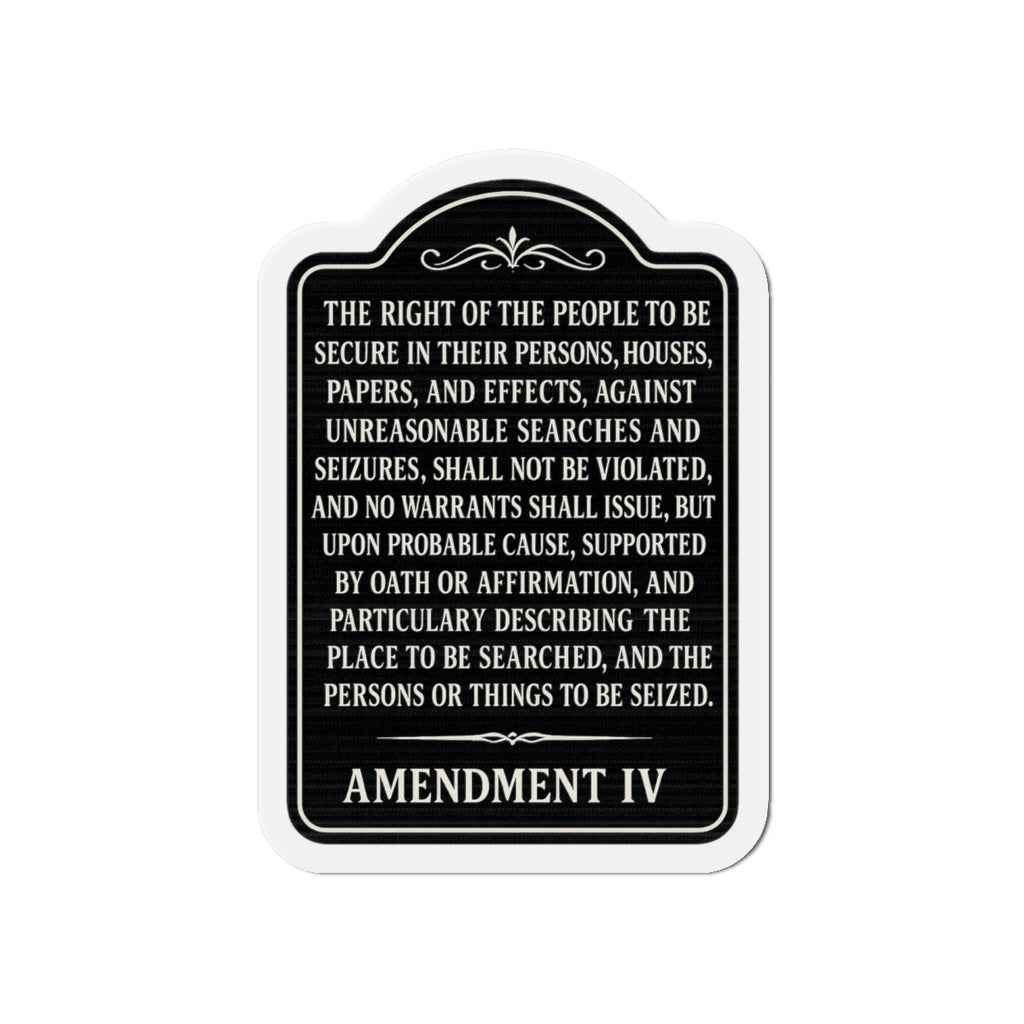 Fourth Amendment - U.S. Constitution magnet