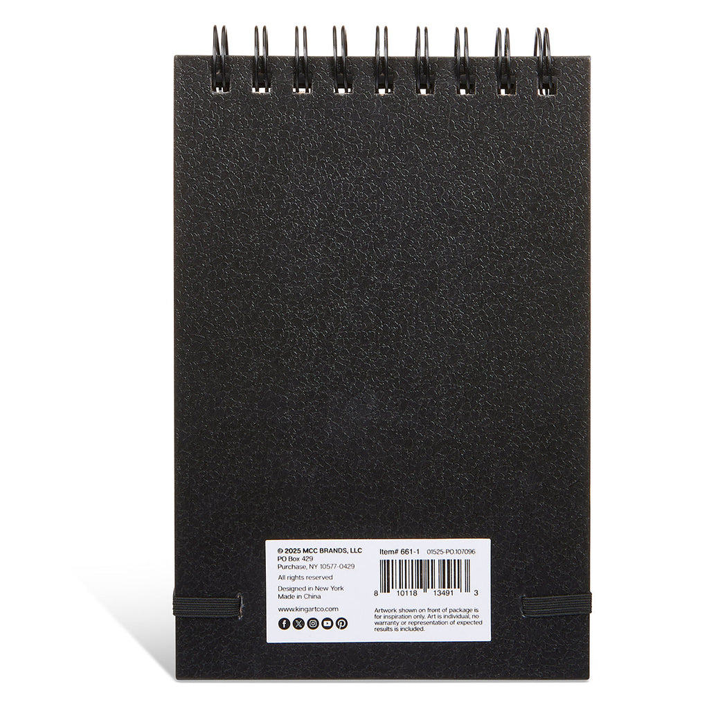 Black Drawing Paper 5x7.5 75 Sheets