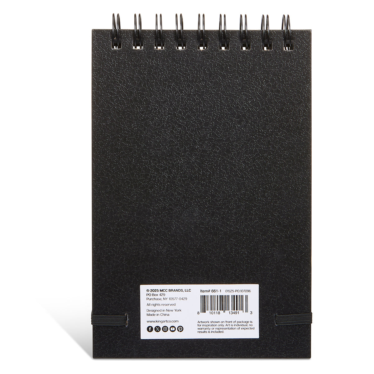 Black Drawing Paper 5x7.5 75 Sheets