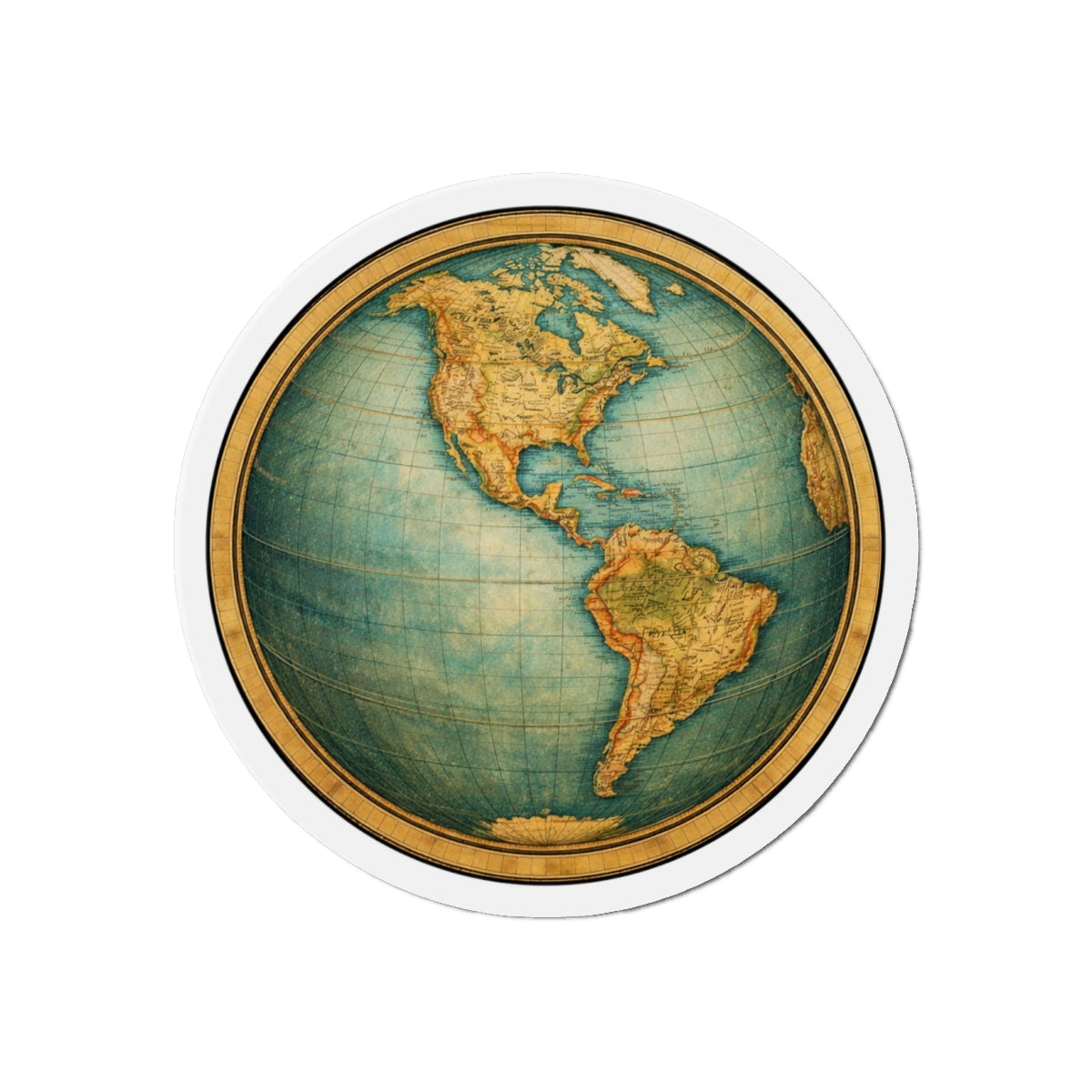 Vintage Earth magnet