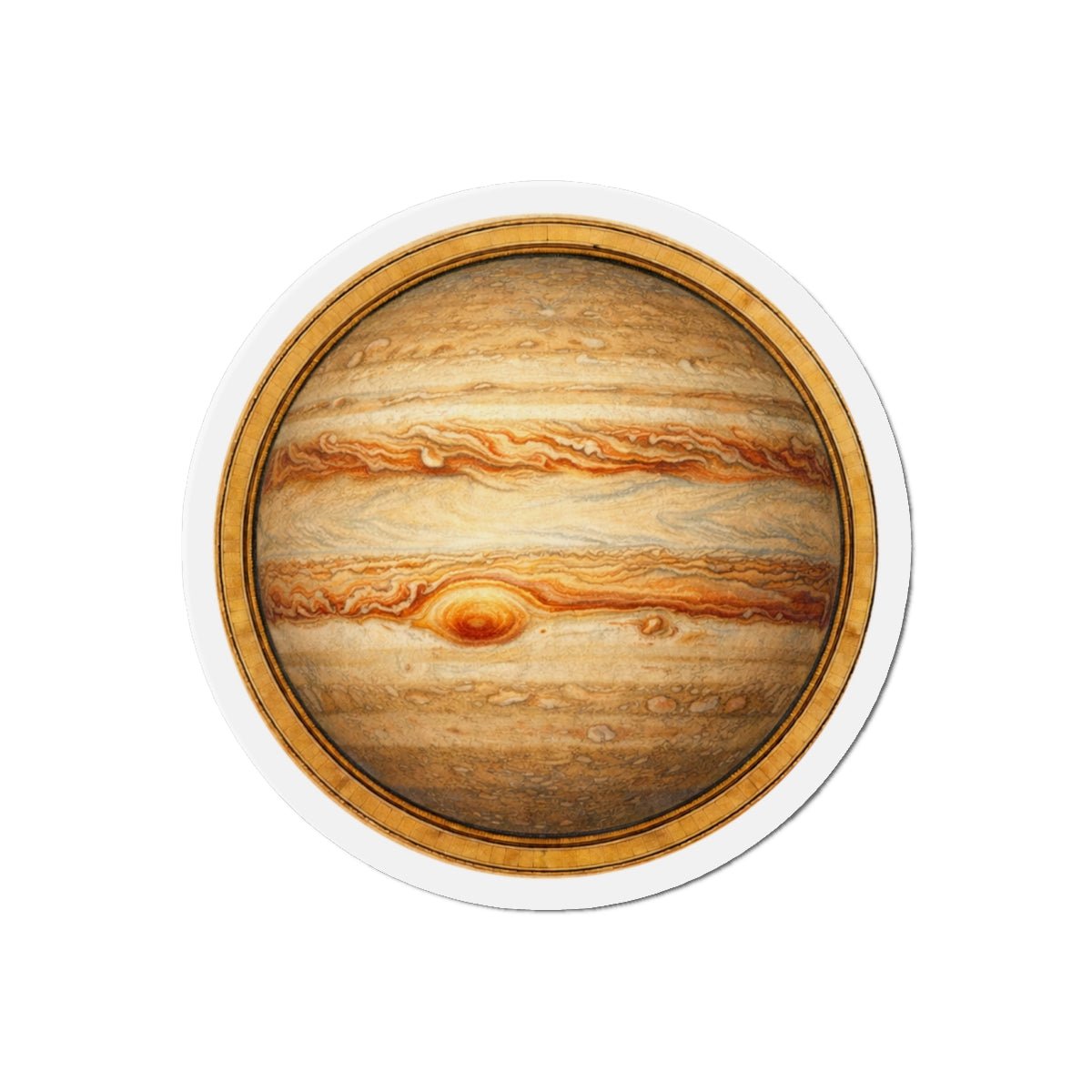 Vintage Jupiter magnet