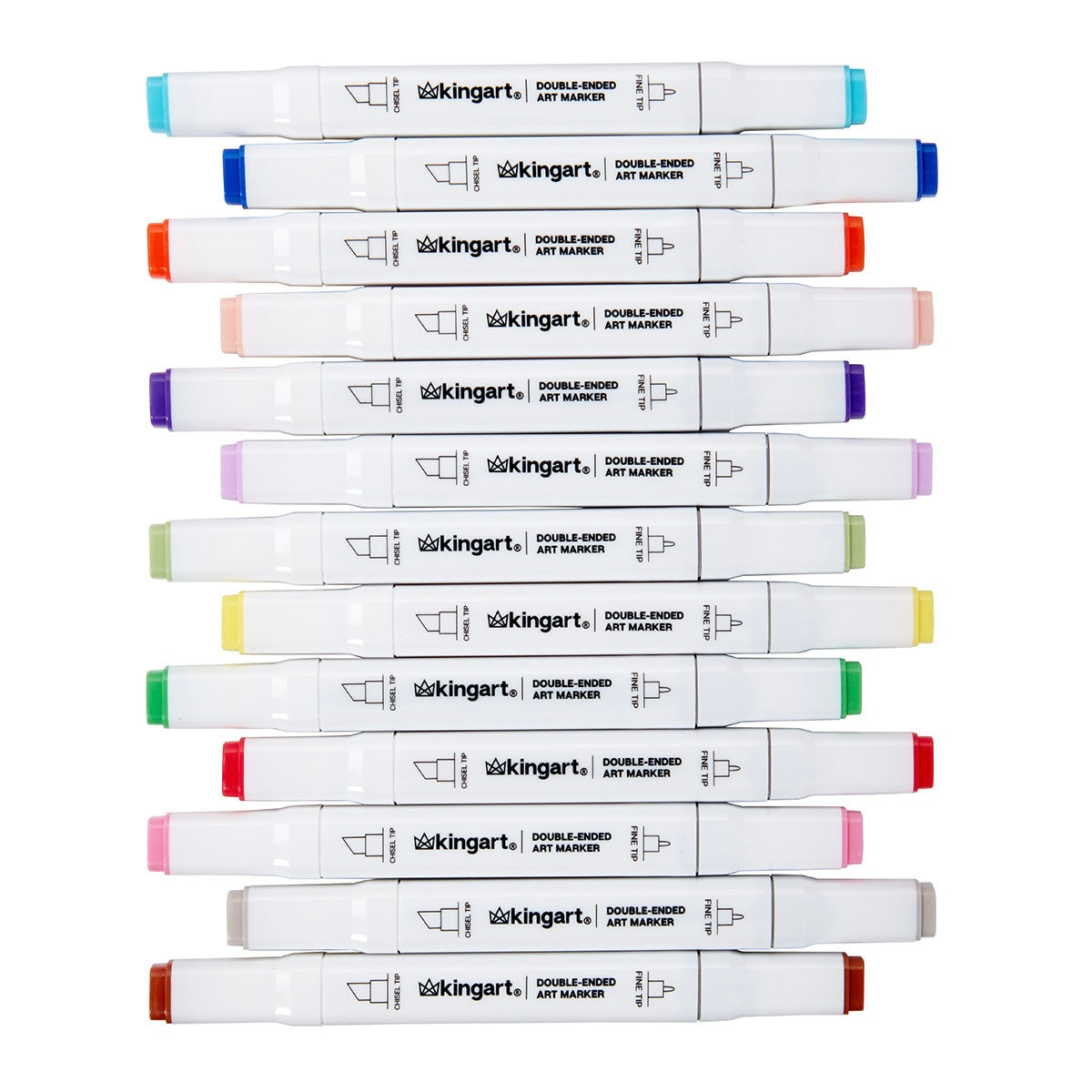 Double-Ended Alcohol Markers - 60 Colors