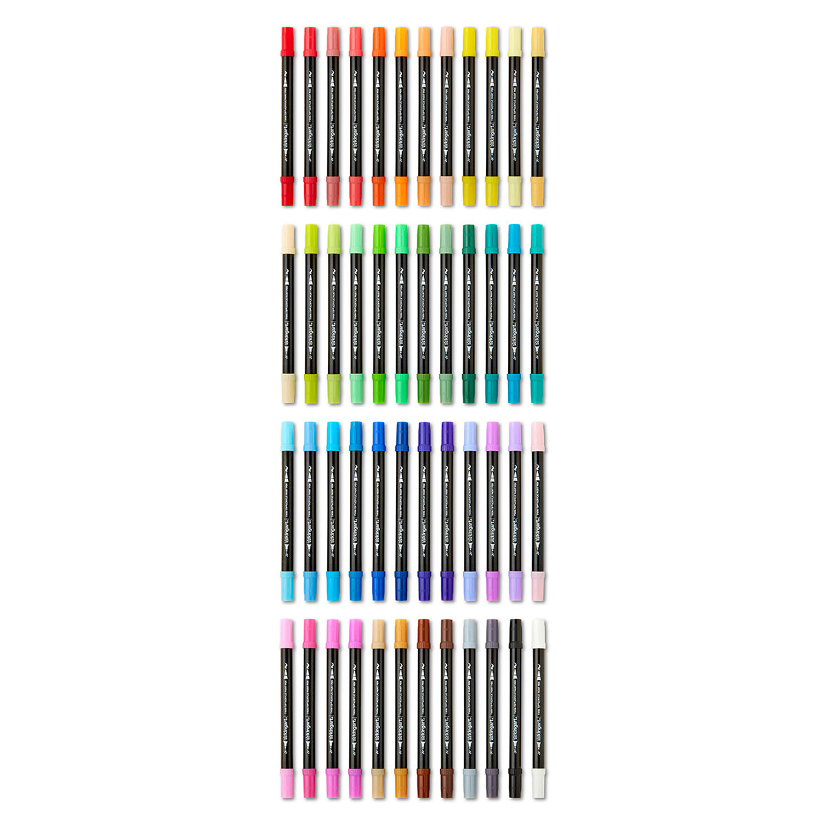 Dual Tip Acrylic Paint Pens - 48 Colors