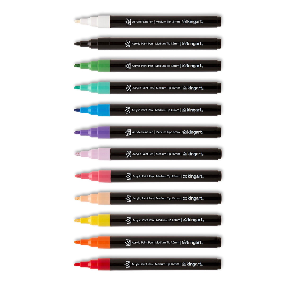 Acrylic Paint Pens - 12 Colors