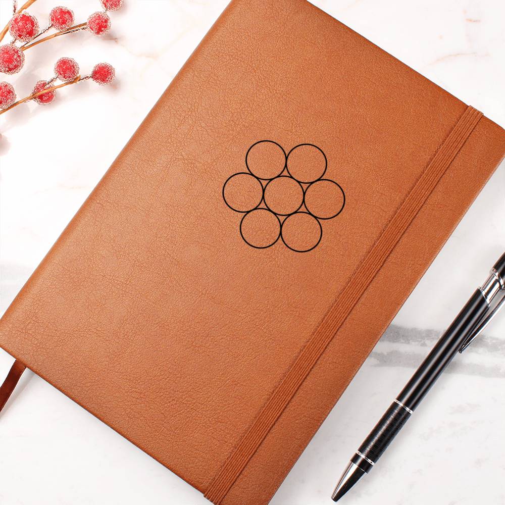 Egg Of Life Faux Leather Journal