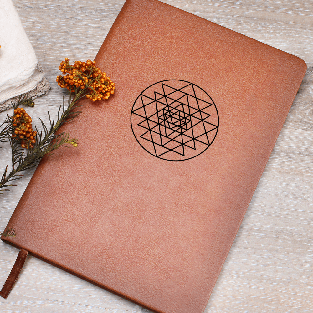 Sri Chakra Faux Leather Journal