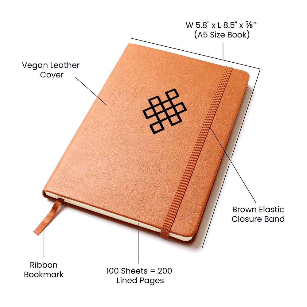 Eternal Knot Faux Leather Journal