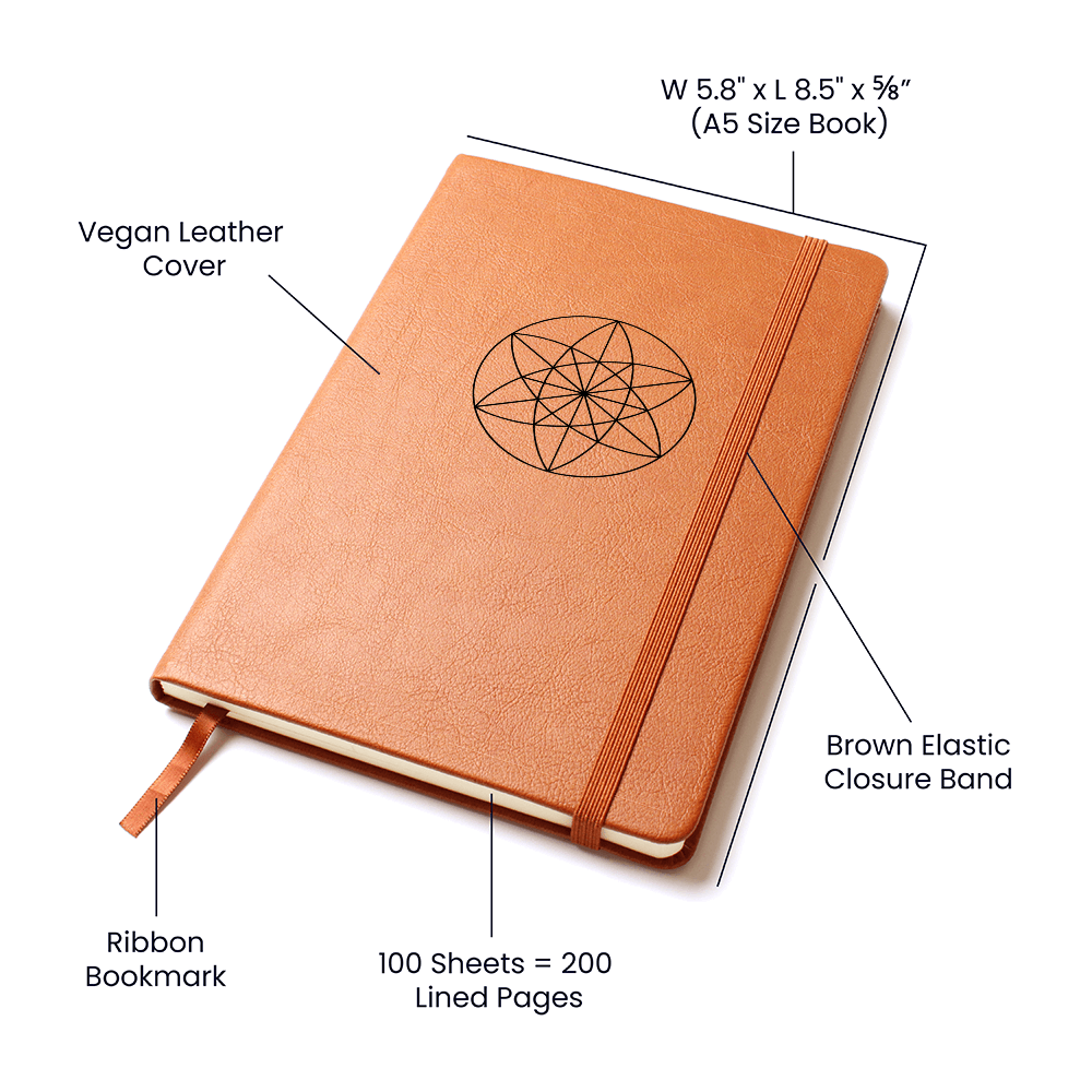 Vector Equilibrium Faux Leather Journal