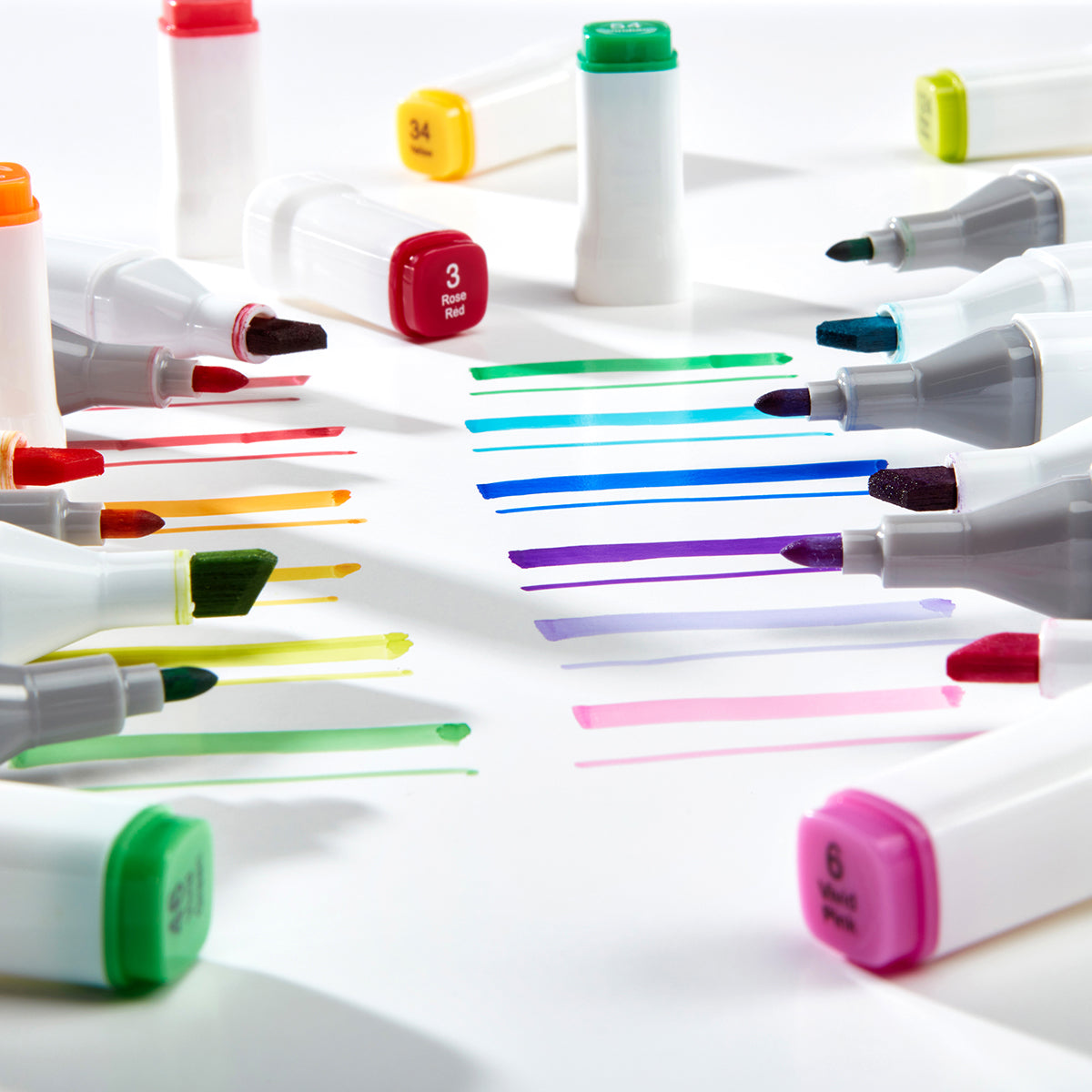 Double-Ended Alcohol Markers - 60 Colors