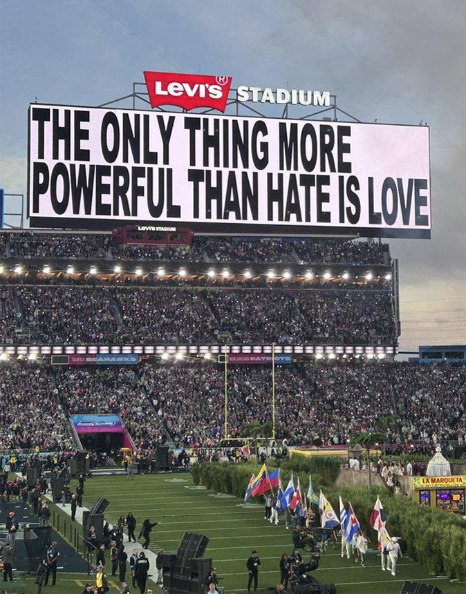 The Only Thing More Power Than Hate Is Love - Bumper Sticker